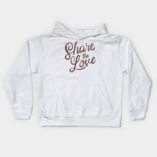 Share the love Kids Hoodie